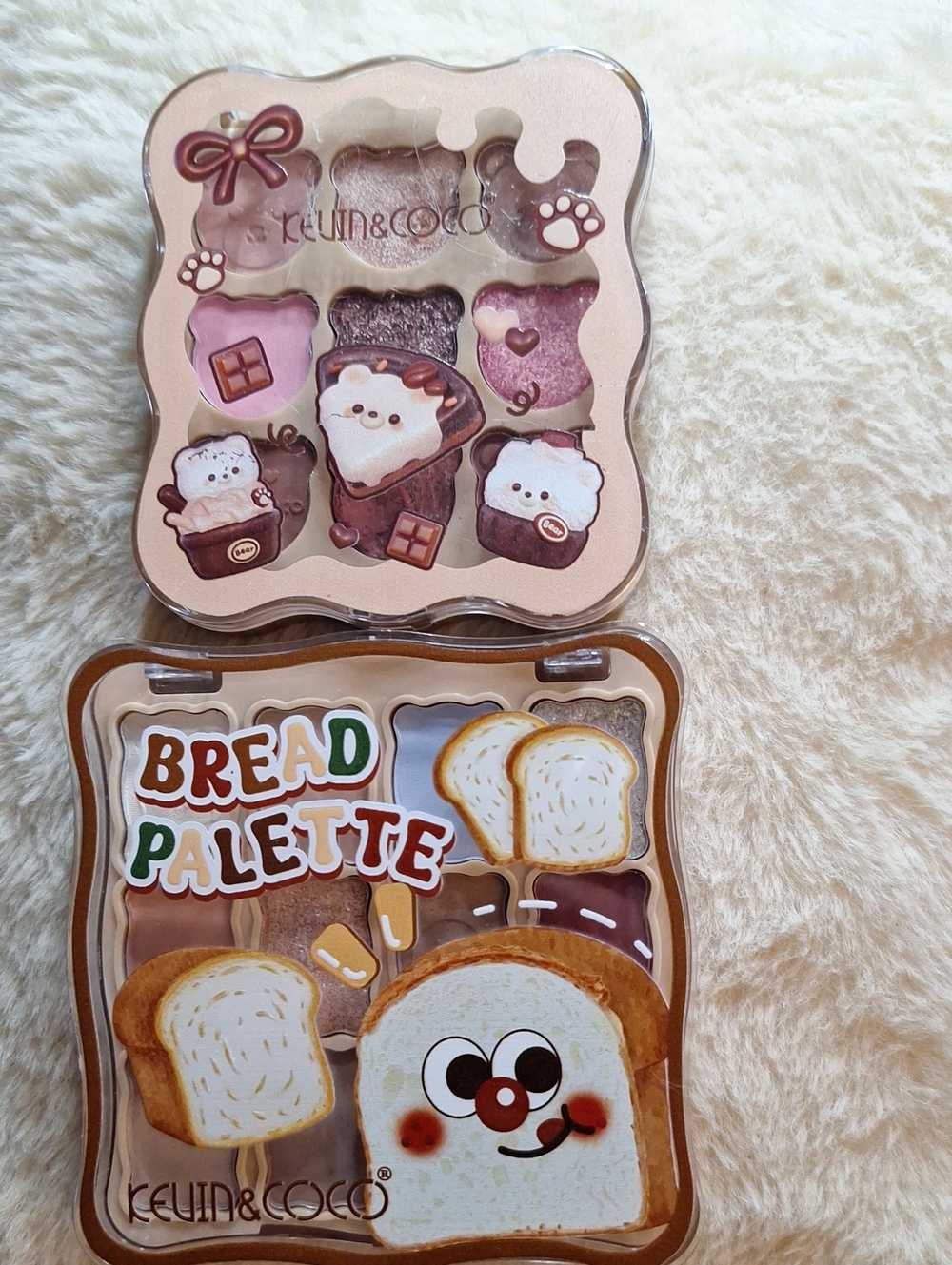 Kelun & Coco Bread Palette Eyeshadow Compact – Pink & Brown